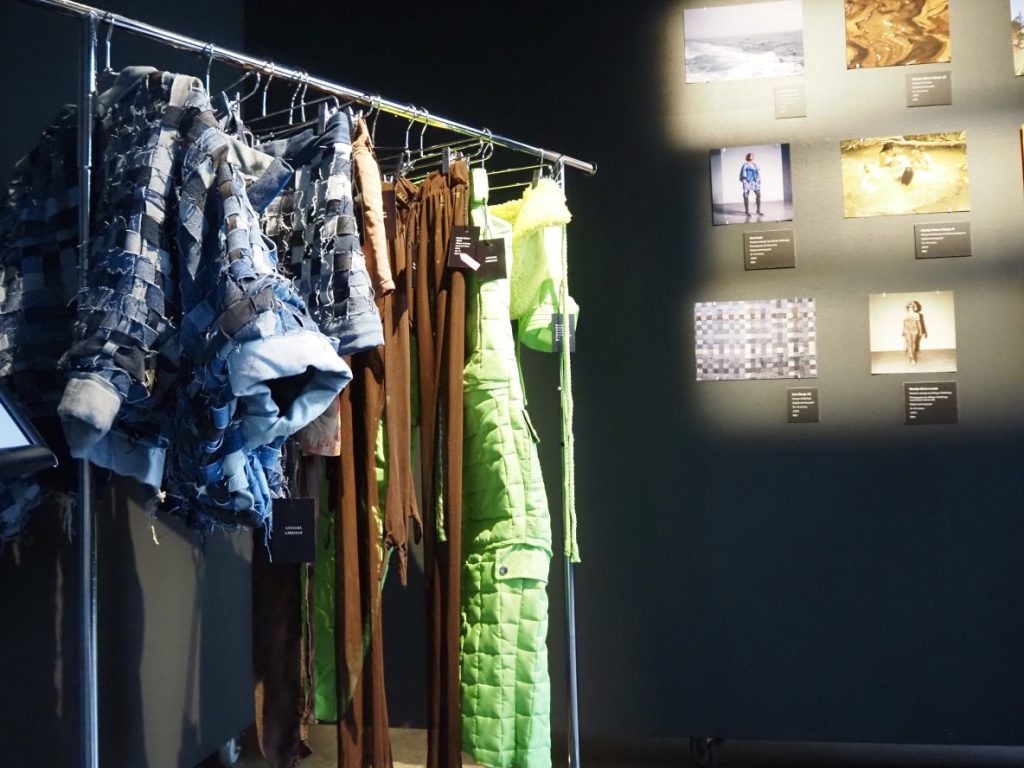 Clothes on a rack