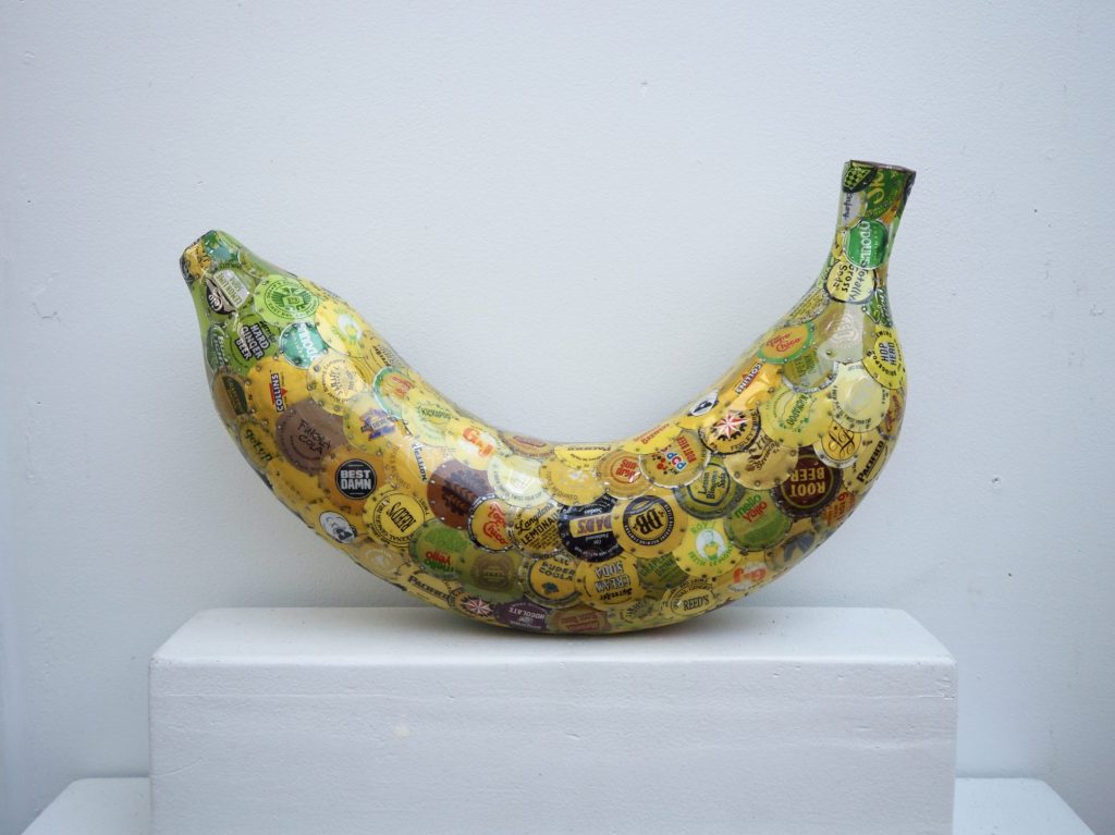 A banana sculpture