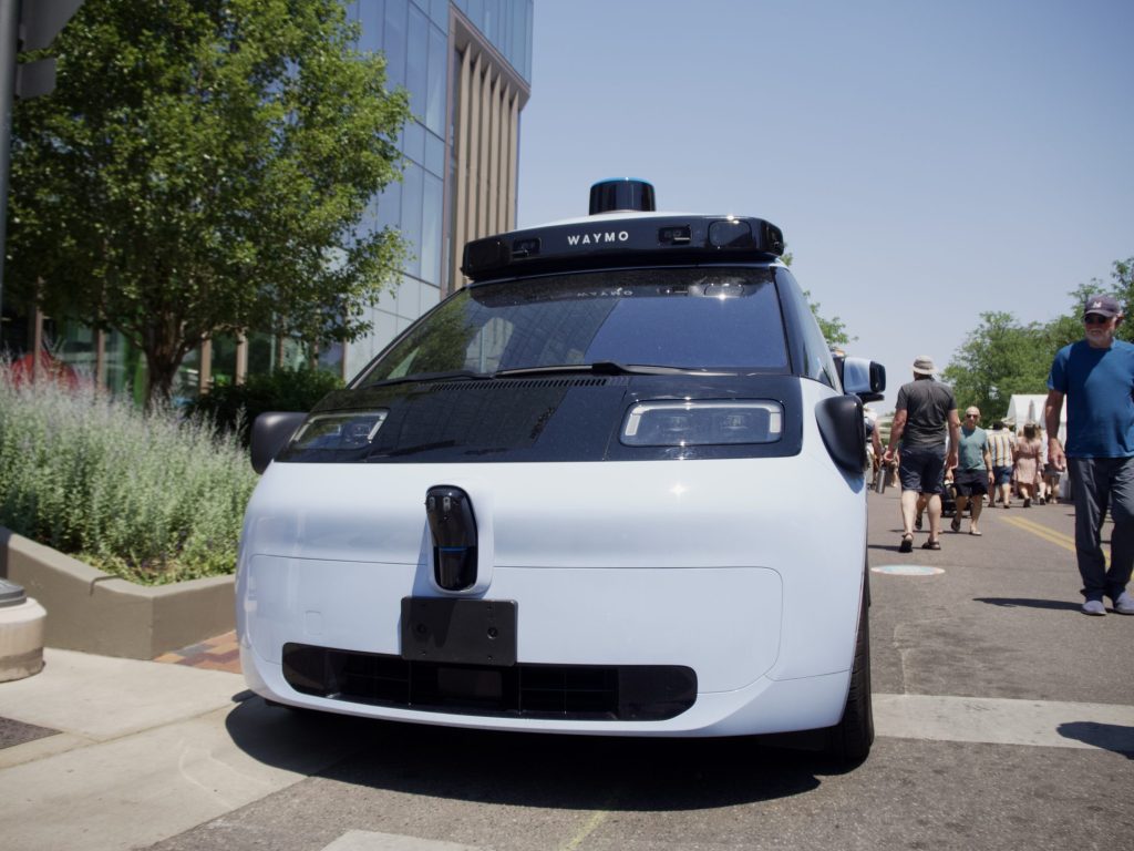 A waymo vehicle