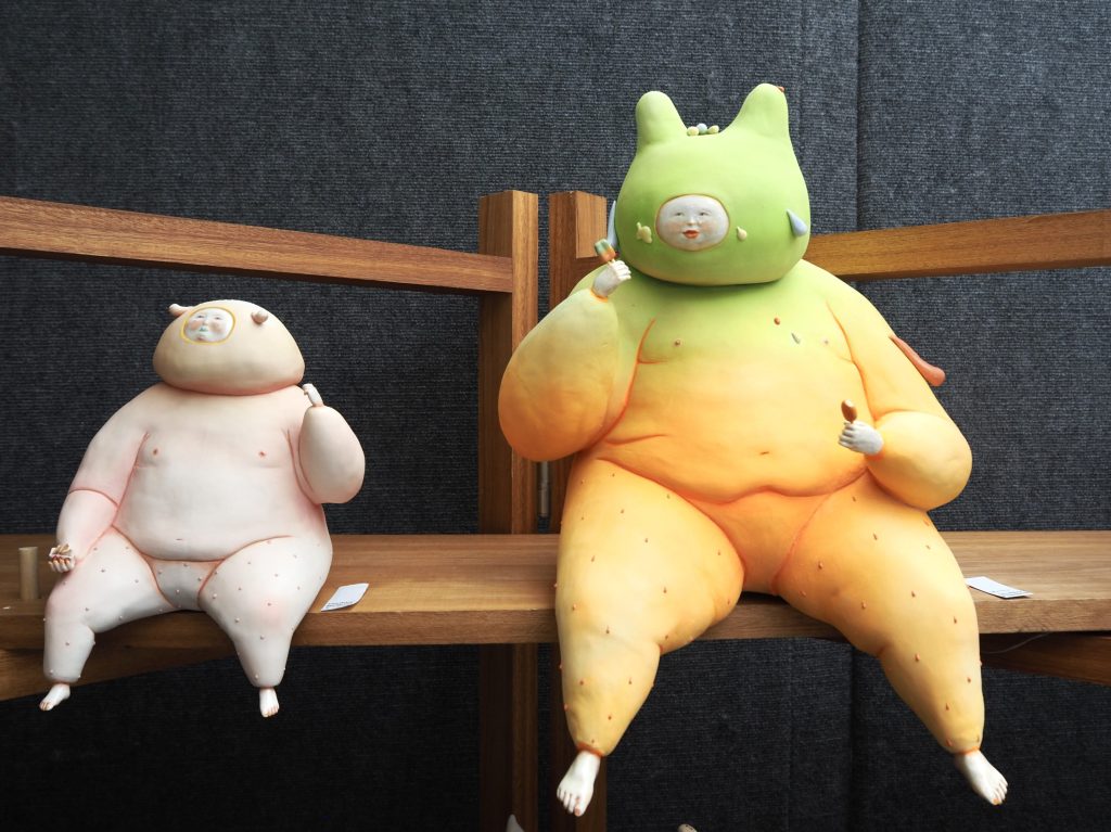 Two ceramic figures