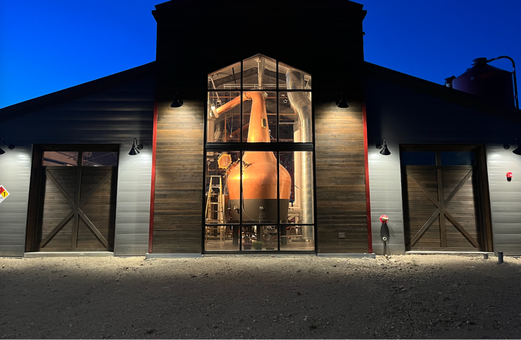 Rick Thomas Distillery window