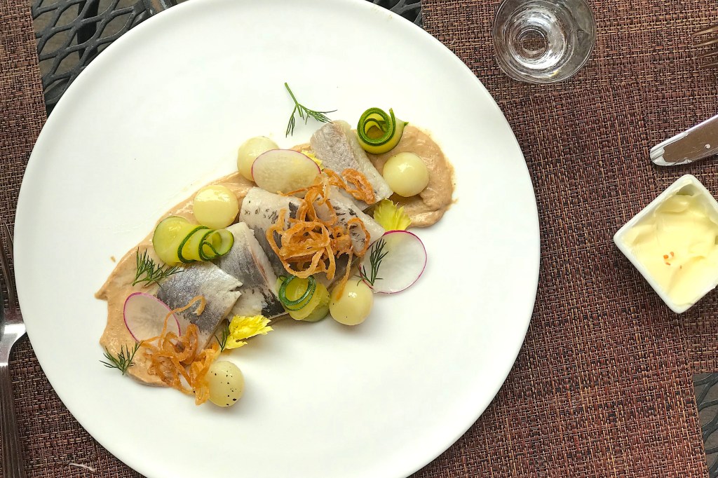 Red Square herring dish