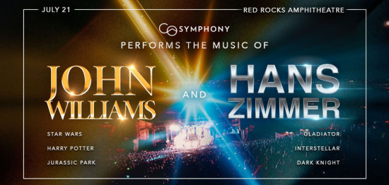 The Colorado Symphony Performs The Music Of Hans Zimmer & John Williams