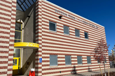 Closed building now home to French charter school