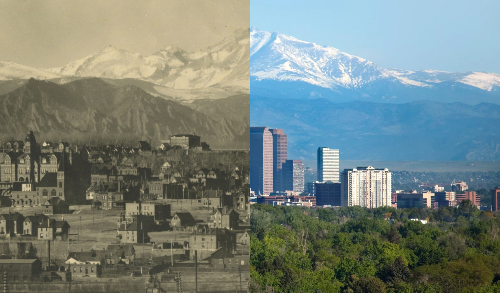 Fifteen photos of Denver 150 years ago