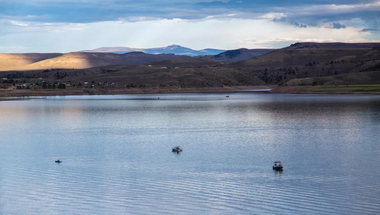 Boats on Blue Mesa Reservoir