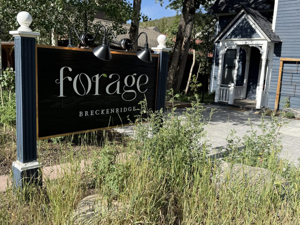 Forage Breckenridge sign