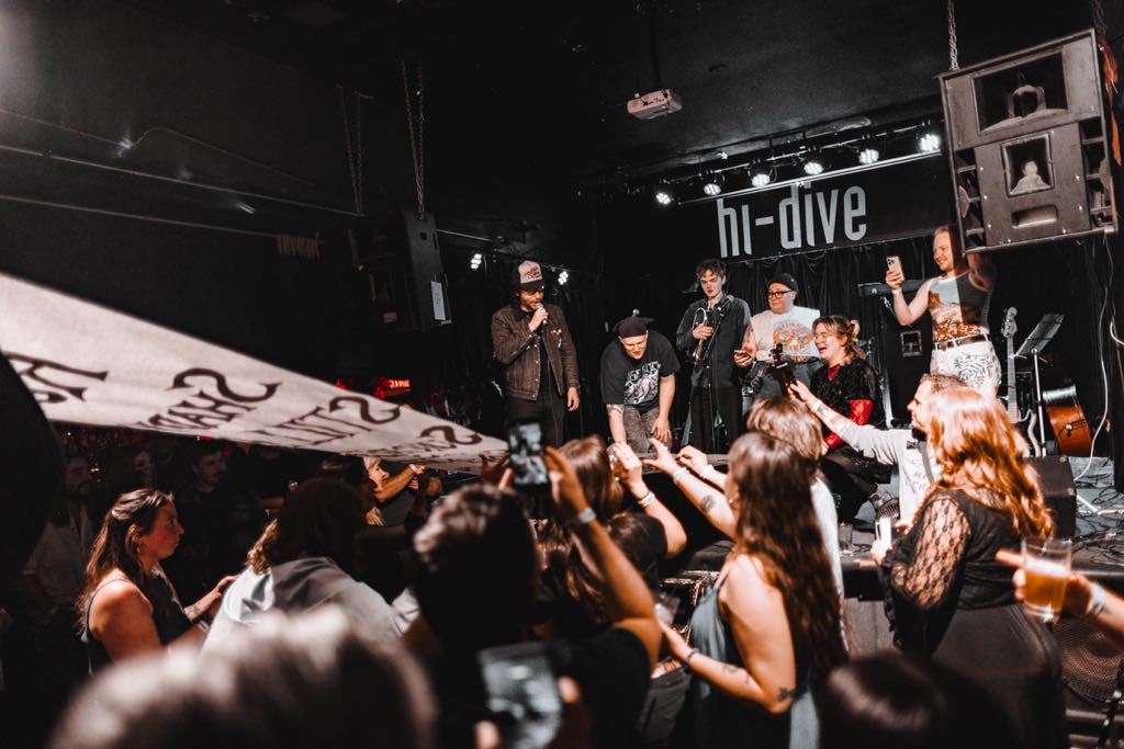 people at the hi-dive in Denver