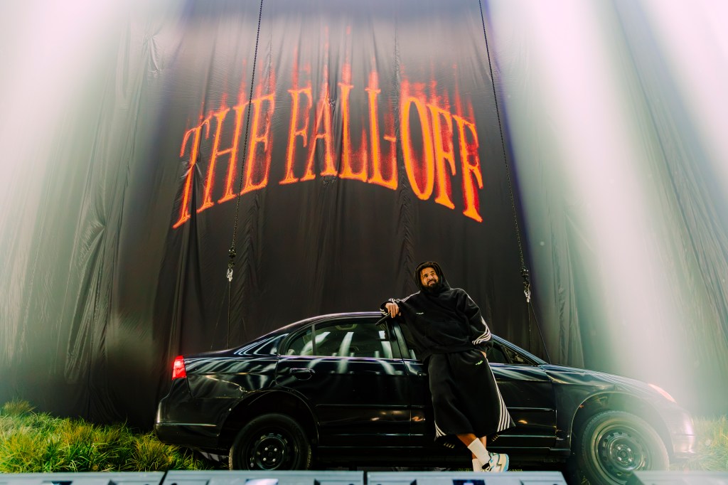 J. Cole performing live at Ball Arena in Denver, Colorado on August 21.