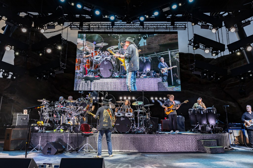 Santana performed live at Red Rocks in Morrison, Colorado, on August 24.