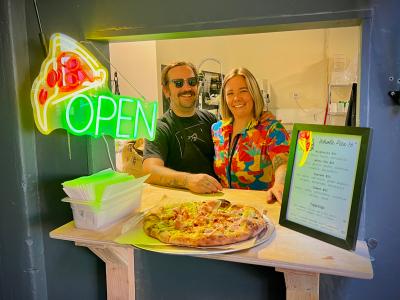 Where to find a secret pizza pop-up