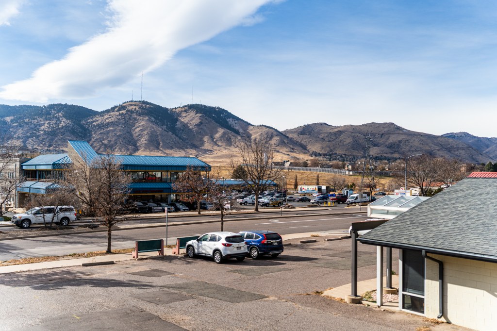 Golden mountain views.