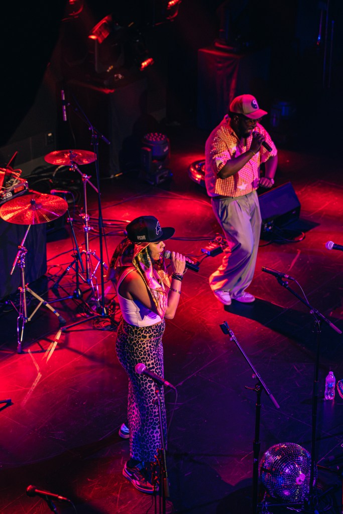 Lady Los and DVNEHPPY on stage