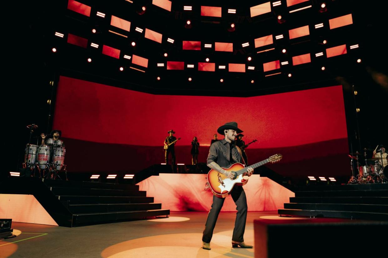 Review: Grupo Frontera shows Red Rocks why being ‘triste pero bien cabr*n’ pays off