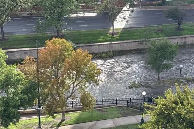 Cherry Creek Trail flooded, but it's supposed to