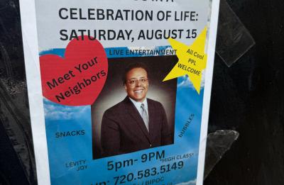 Cheesman local celebrates his life with public party