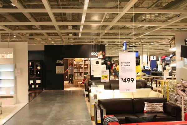 inside of an IKEA