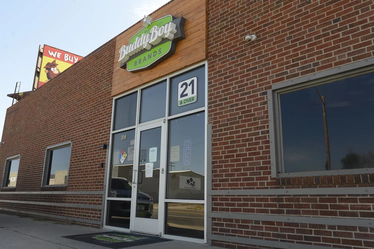 A now-closed Buddy Boy dispensary in Denver.