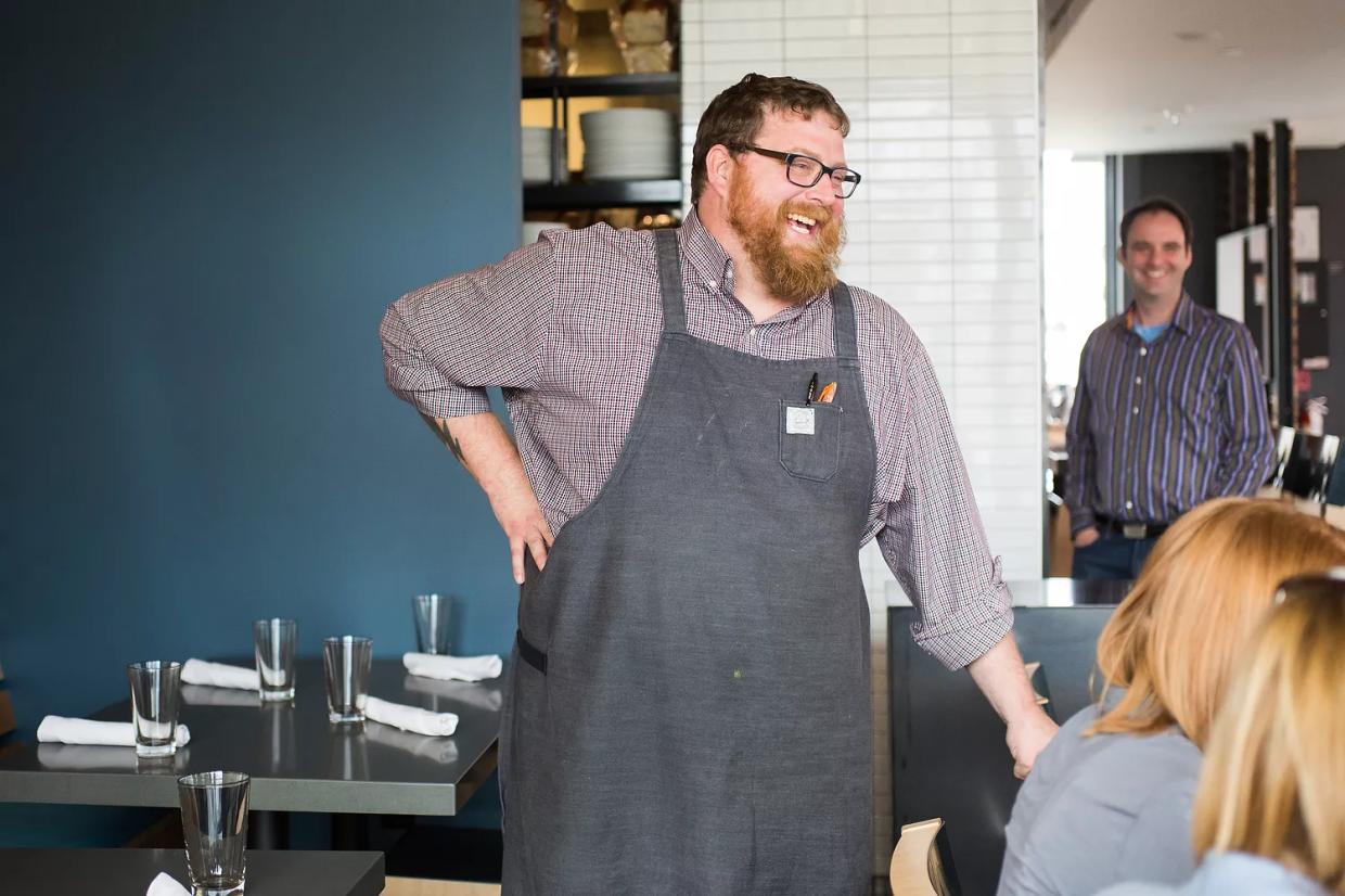 Justin Brunson Scores <i>Sear</i>iously Meaty Food Network Pilot