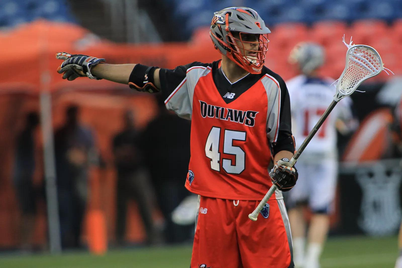 Denver Outlaws lacrosse player