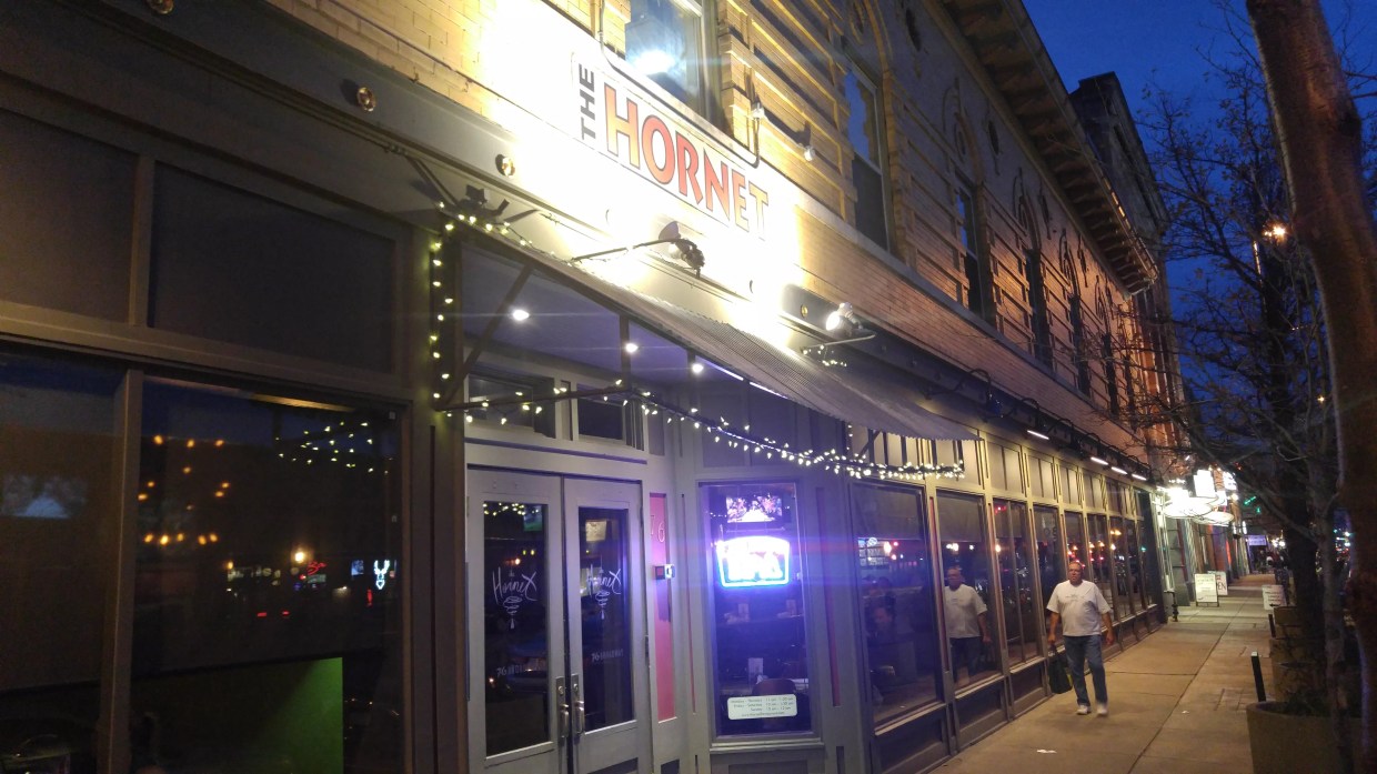 outside of bar on Broadway in Denver