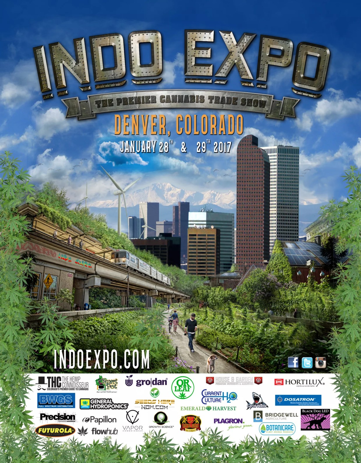 Colorado Cannabis Calendar for January 2017