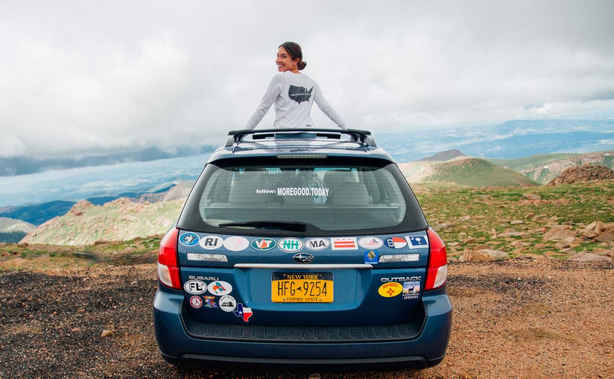 A Woman’s Journey to Find Human Kindness, One State at a Time