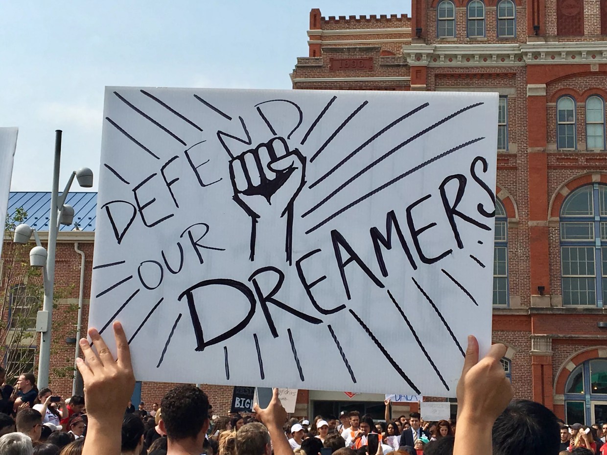 Over a Thousand Students Stage Walkout and Rally to Protest DACA Decision