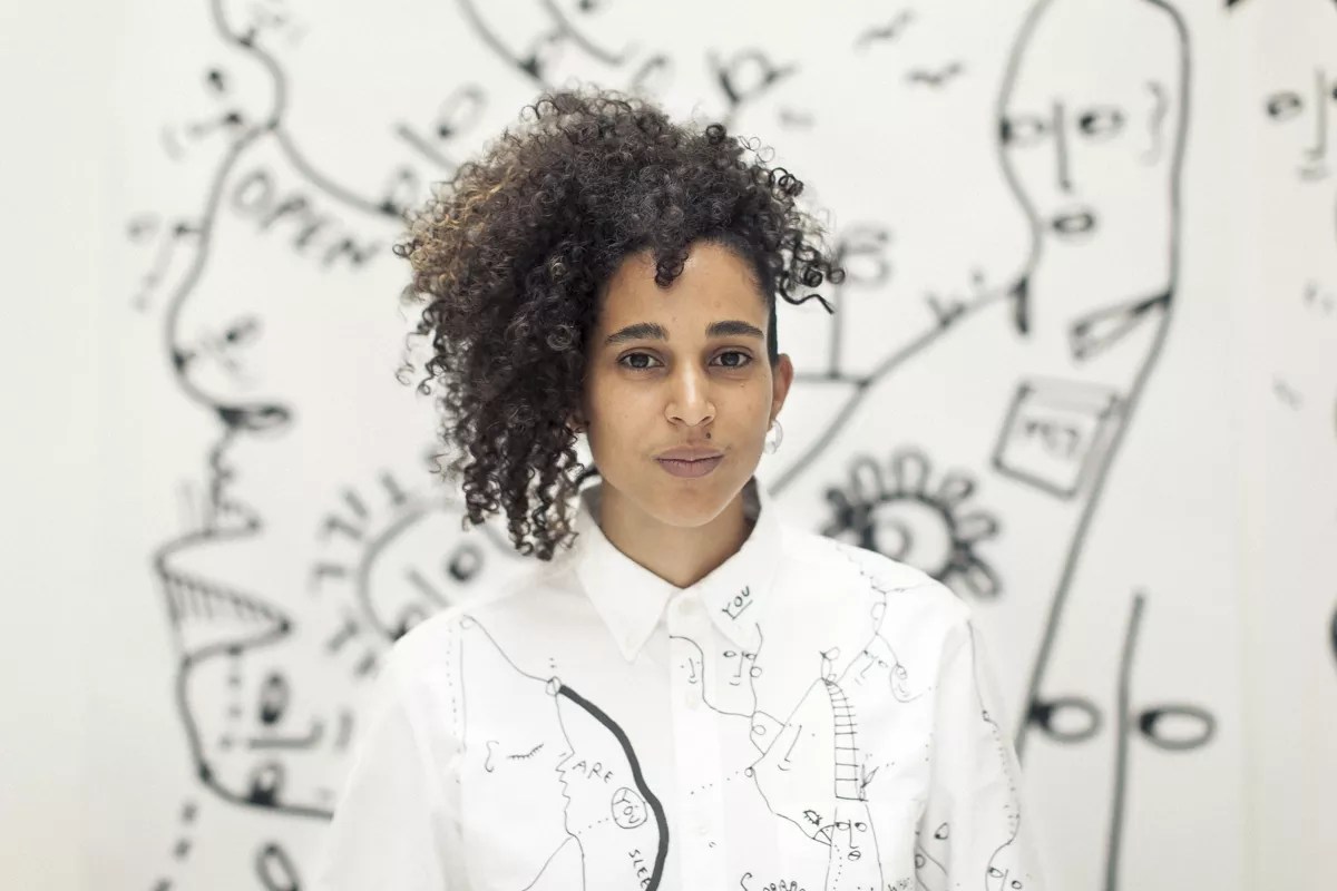 Artist Shantell Martin Turns the Convention Center Plaza Into an Urban Canvas