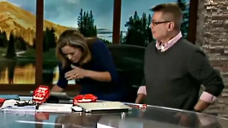 See Channel 2’s Natalie Tysdal Vomit on Live TV