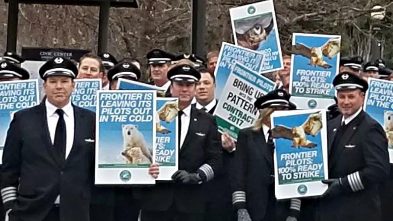Frontier’s Latest Sh*t Show: Pilot Protest, Strike Threats Right Before the Holidays