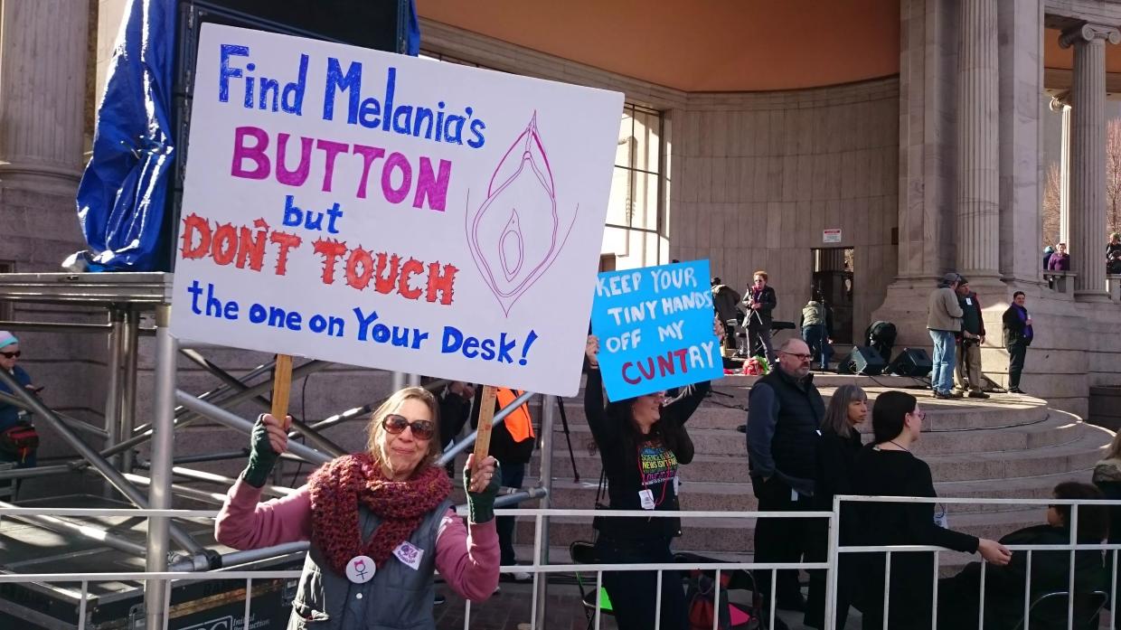 Funniest and/or Most NSFW Signs We Saw at 2018 Denver Women’s March