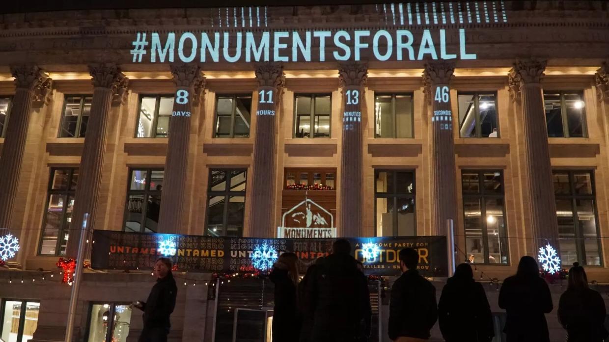 Patagonia Light Show Blasts Trump Policies on Eve of Outdoor Retailer Show