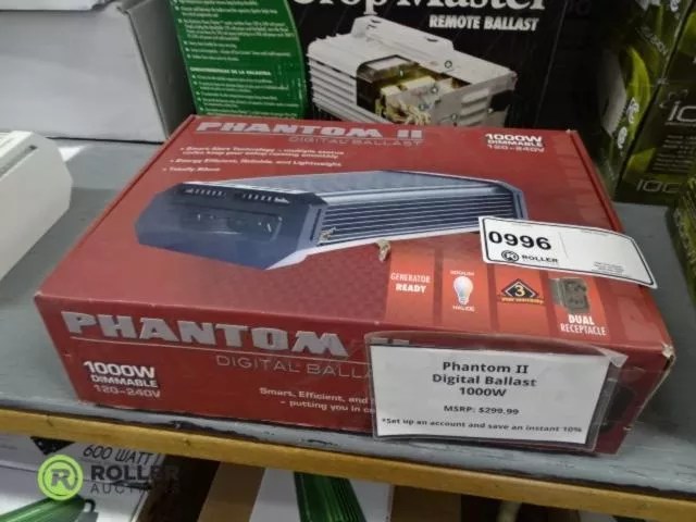 Today: Auction of Pot-Growing Equipment From Closed Gardening Store