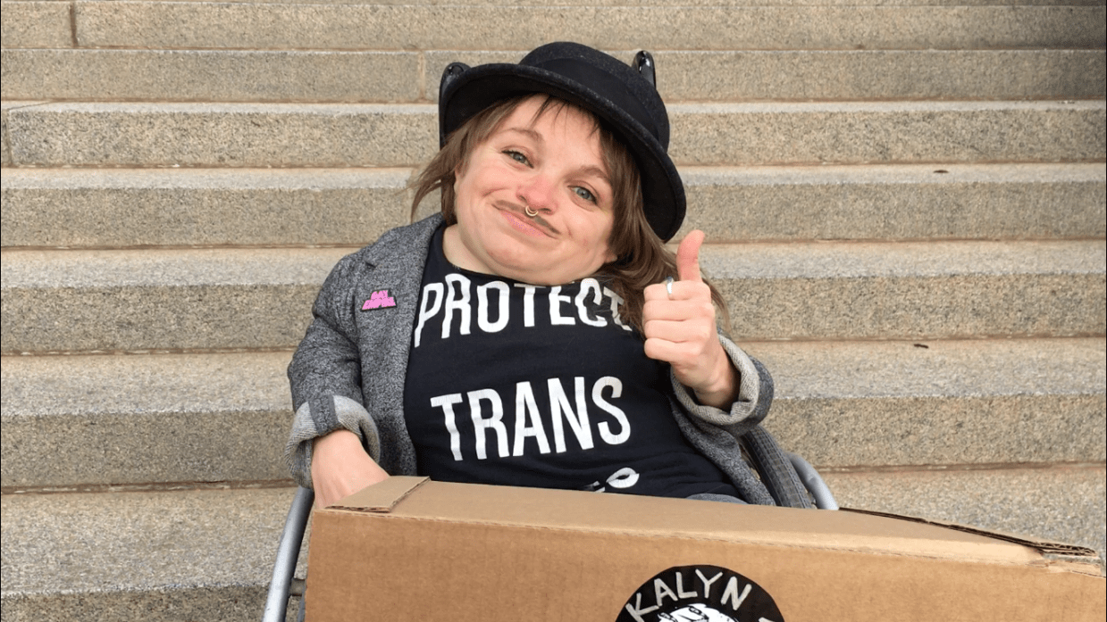 Wheelchair Sports Camp’s Kalyn Heffernan “Sitting” for Mayor