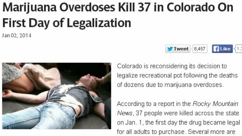 Six Examples of Fake News About Marijuana