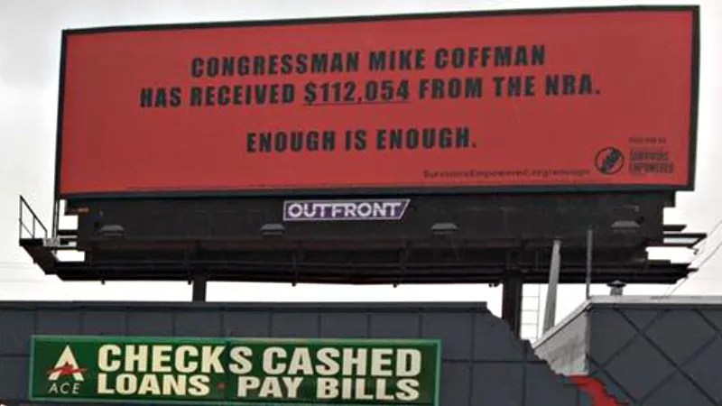 <i>Three Billboards</i> Movie Inspires Attack on Mike Coffman and the NRA