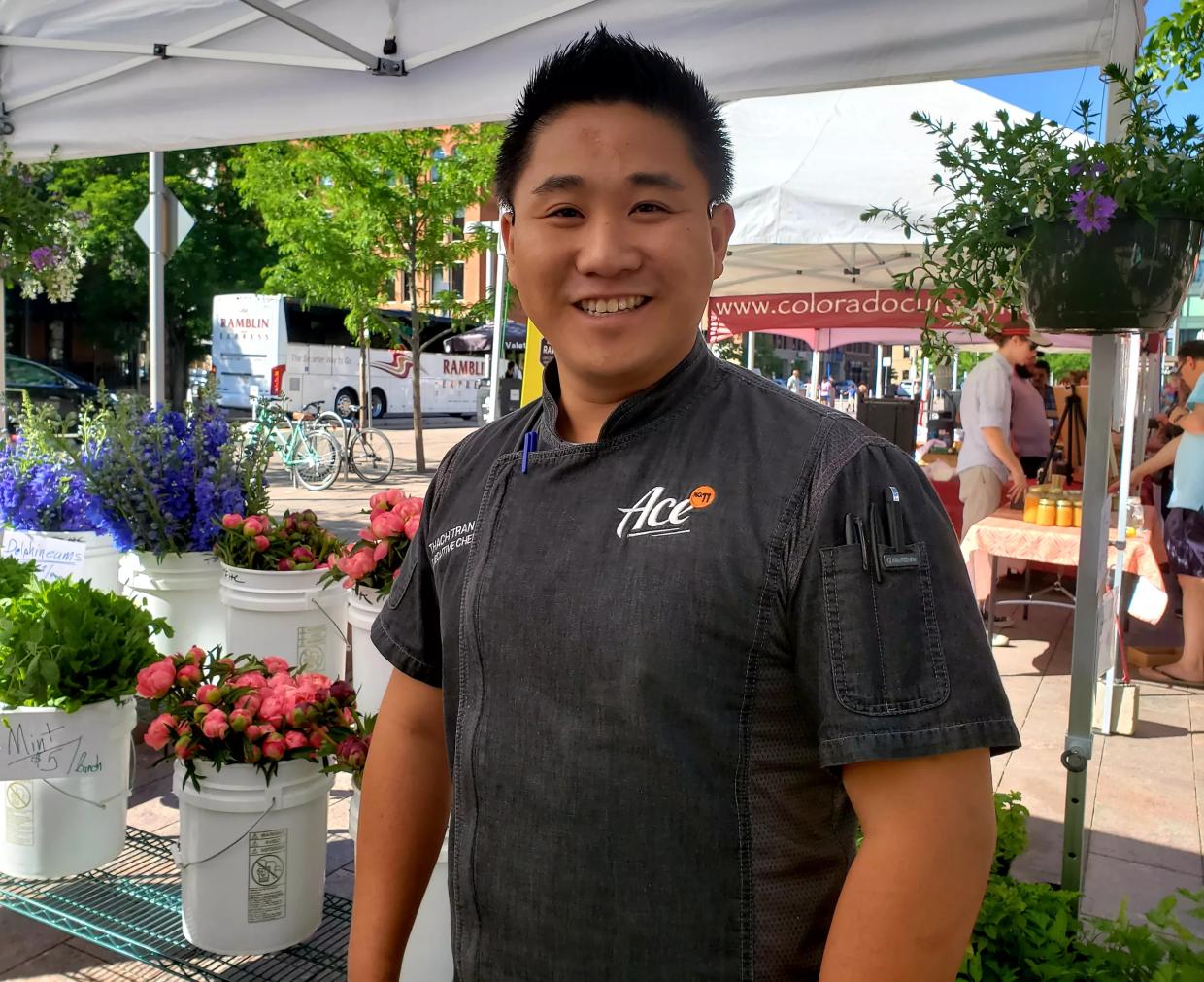 Ace Eat Serve Chef Thach Tran Springs Into Summer at the Farmers’ Market