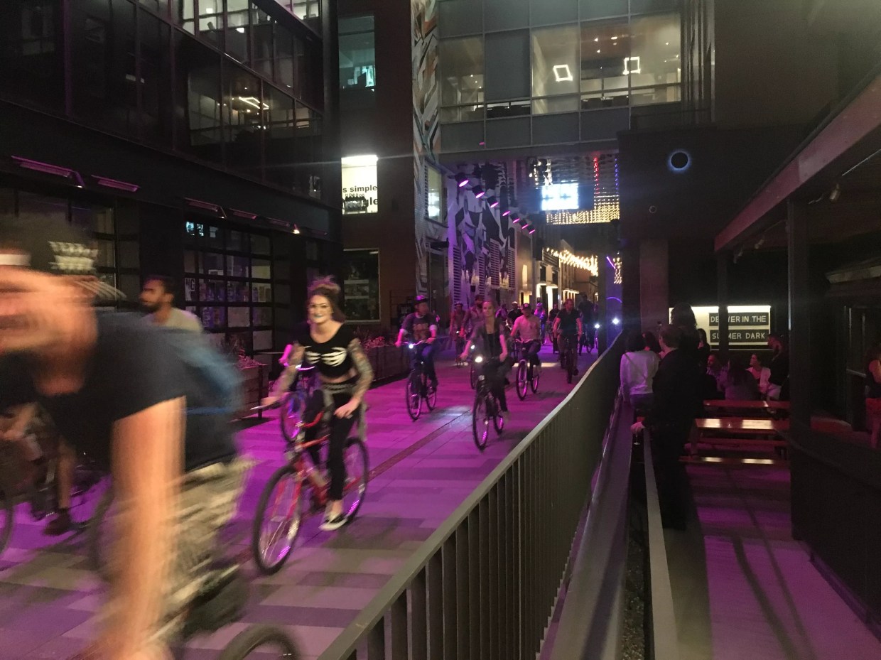 Denver Cruiser Ride Creates a <i>Happy City</i> Happening on the Dairy Block