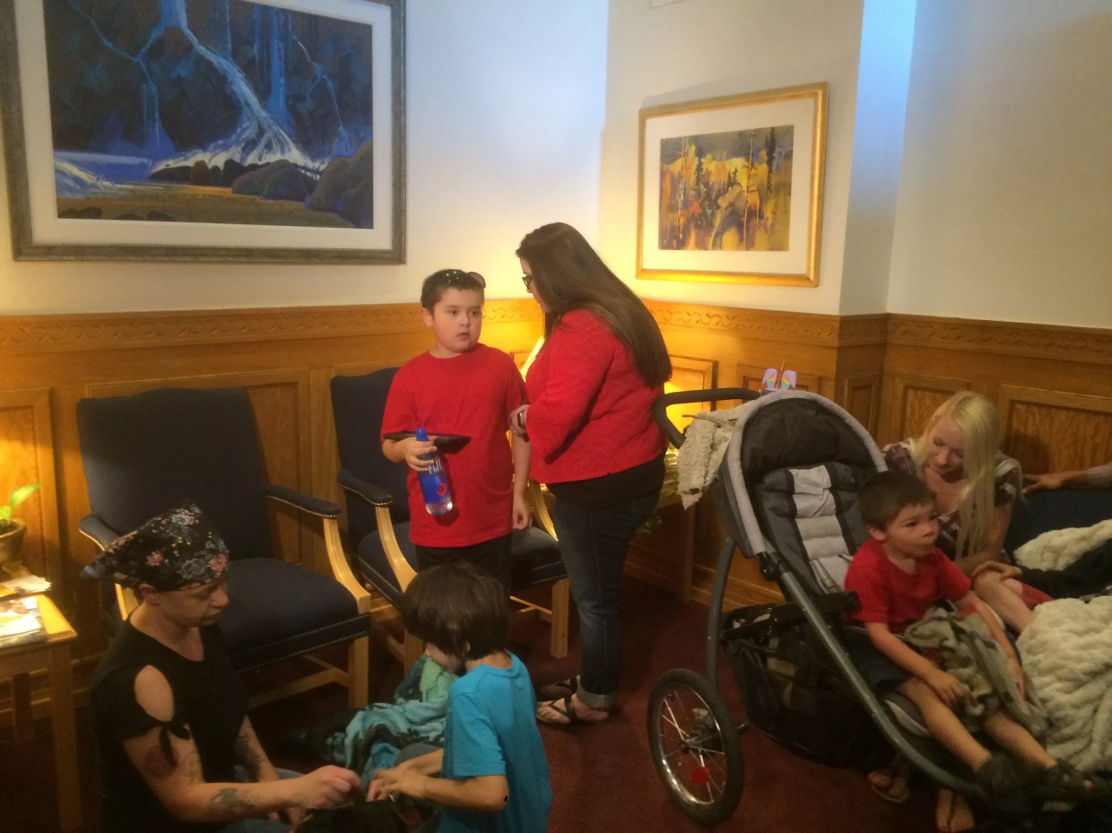 Families of Autistic Children Rally Outside Hickenlooper’s Office