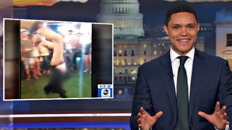 <i>The Daily Show</i>‘s Hilarious Take on the Backflipping FBI Agent Shooting