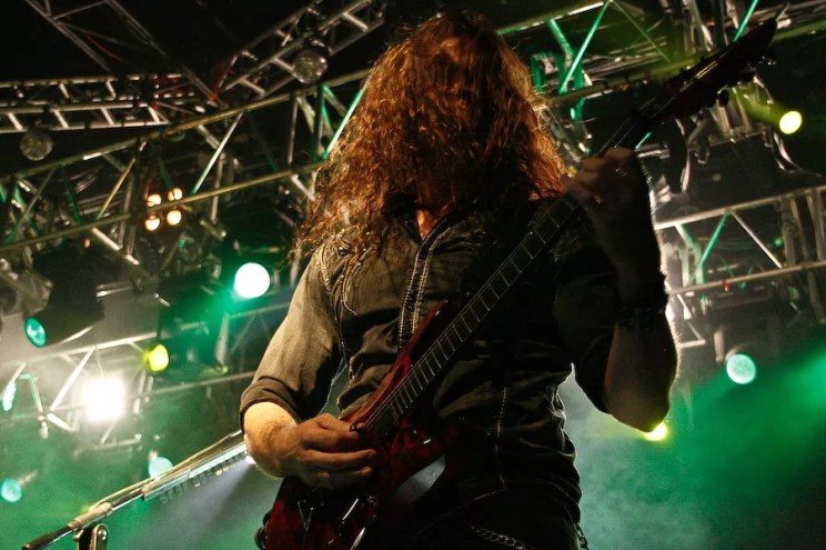 heavy metal guitarist