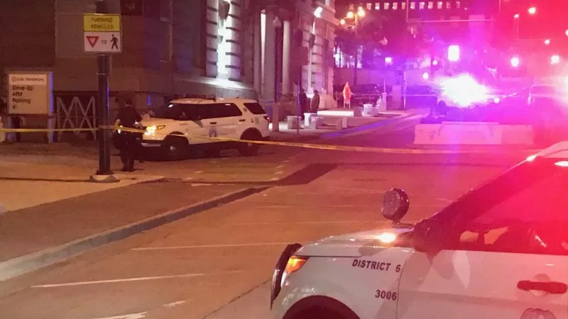 Death by Civic Center Plaza and Iconic 16th Street Mall