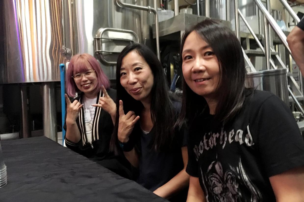 That Time Shonen Knife Ate Osaka Ramen at Ratio Beerworks