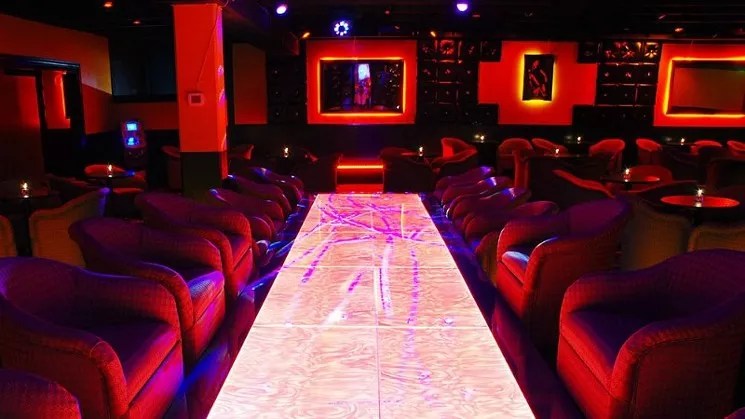 A shiny dance floor.