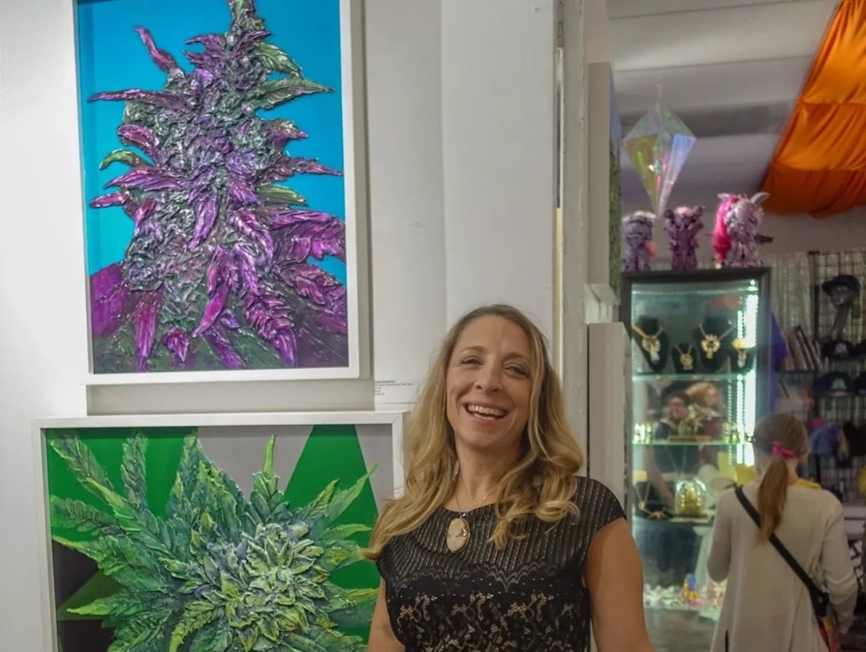 Alyssa Serpentini Paints Landscape Art to Talk About Cannabis
