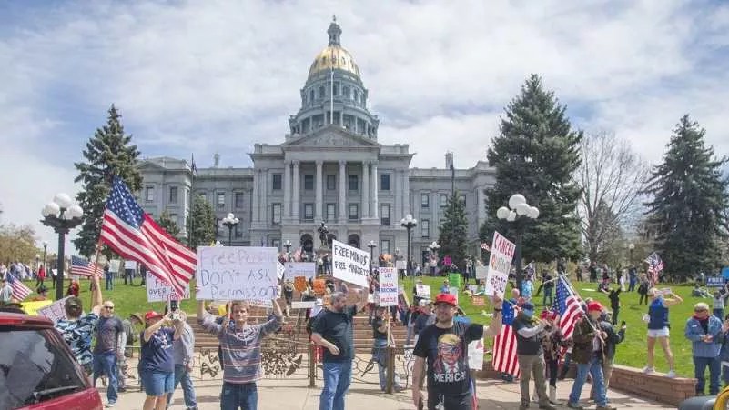 COVID-19 Rally Provokes Twitter Flame War