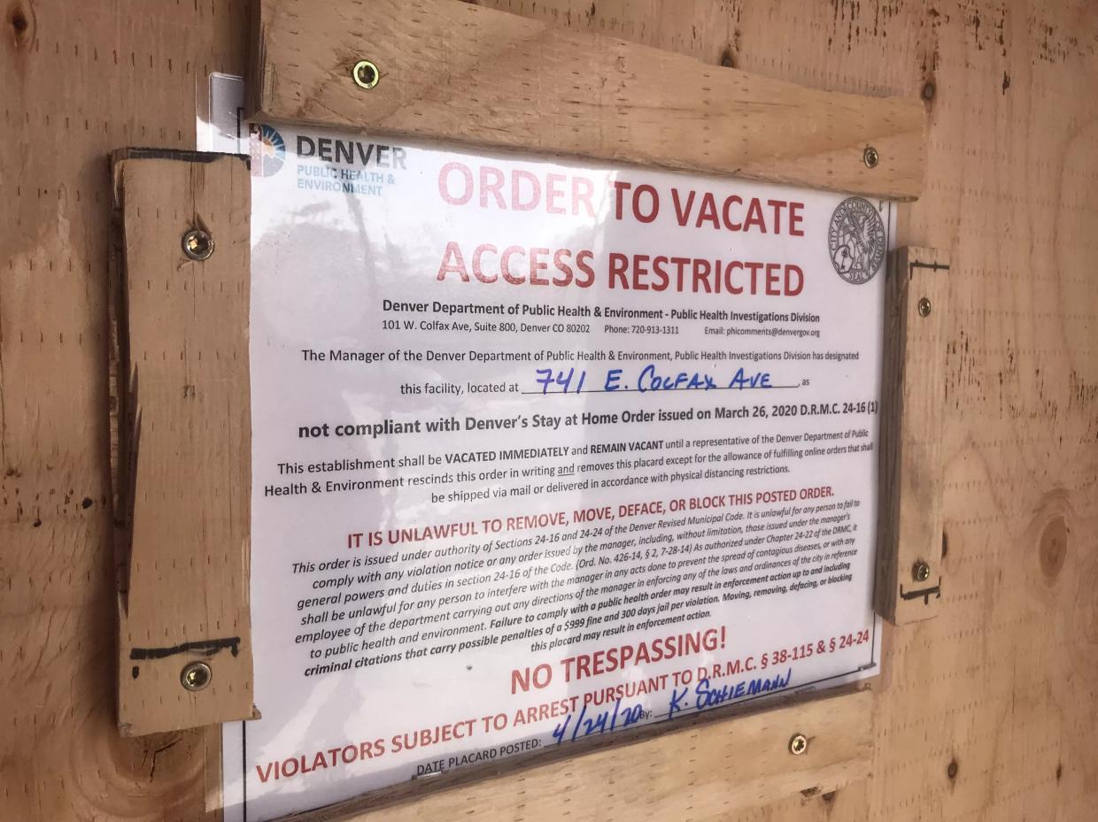 Sancho’s Broken Arrow Accused of Violating Stay-at-Home Order