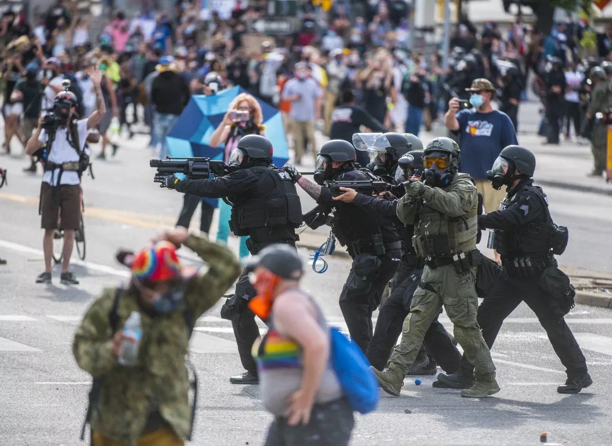 Protesters, Police Clash for a Third Night in Denver
