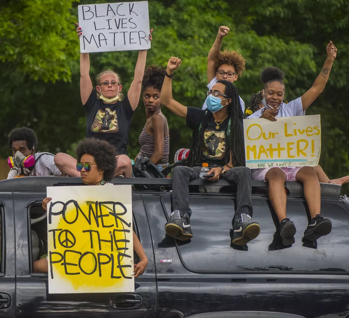 Cops Scarce, Joy Abundant at Denver Protest on Day Seven